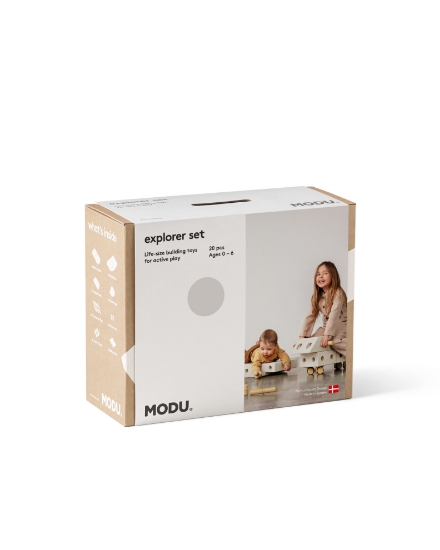 Slika MODU Explorer set, Sand Grey / Honey Yellow