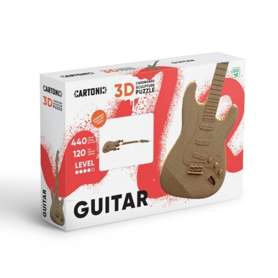 Slika 3D puzzle - Gitara CARTONIC 