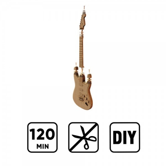 Slika 3D puzzle - Gitara CARTONIC 