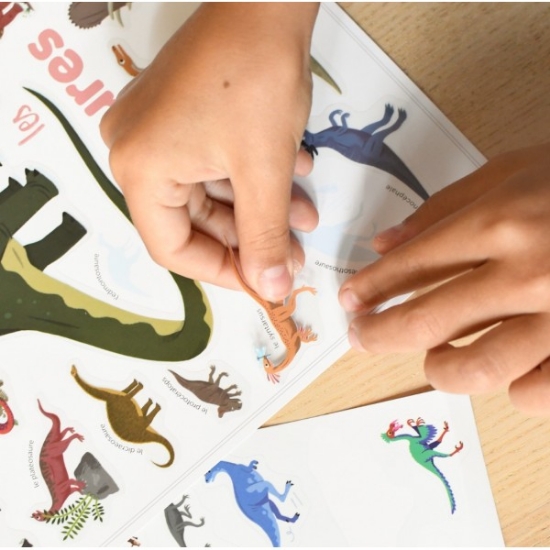 Slika Mini poster s naljepnicama Discovery DINOSAURI POPPIK 