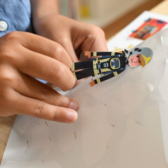Slika Mini poster s naljepnicama Discovery VATROGASCI POPPIK 