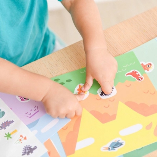 Slika Kartice s naljepnicama Baby DINOSAURI POPPIK 