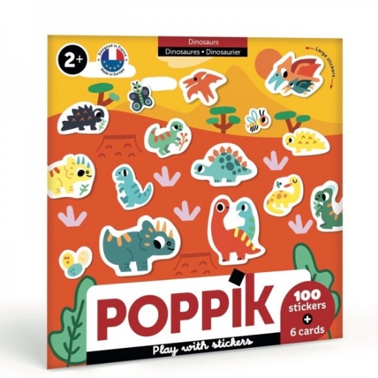 Slika Kartice s naljepnicama Baby DINOSAURI POPPIK 