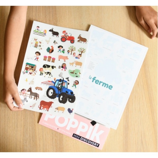 Slika Mini poster s naljepnicama Discovery FARMA POPPIK 