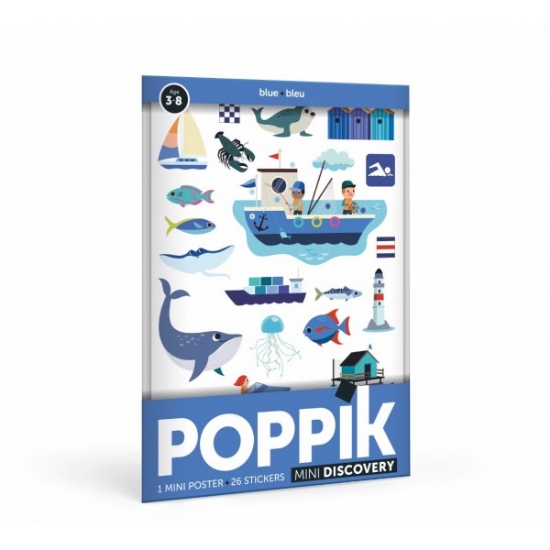 Slika Mini poster s naljepnicama Discovery MORE POPPIK 