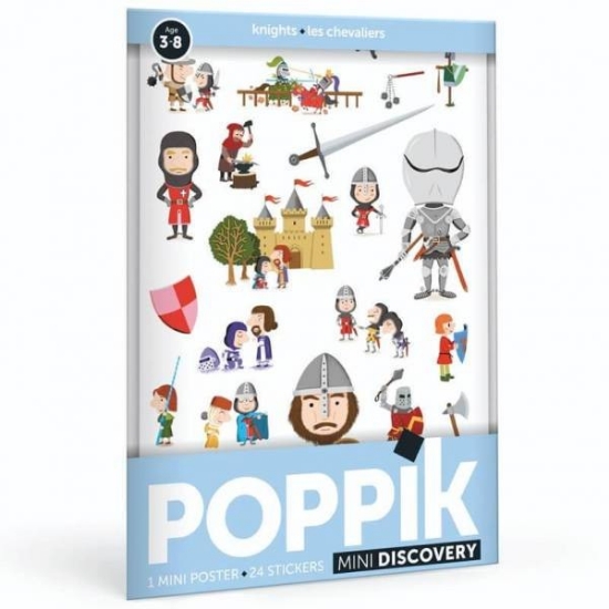 Slika Mini poster s naljepnicama Discovery VITEZOVI POPPIK 