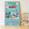 Slika Poster s naljepnicama Discovery FARMA POPPIK 