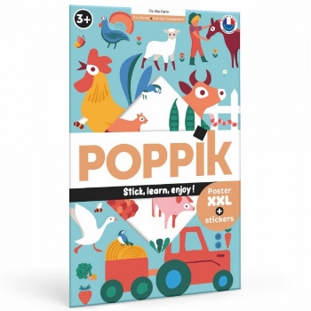 Slika Poster s naljepnicama Discovery FARMA POPPIK 