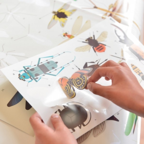 Slika Poster s naljepnicama Discovery INSEKTI POPPIK 