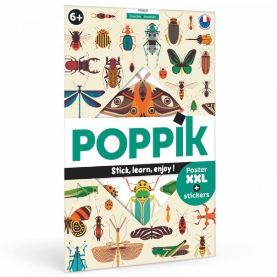 Slika Poster s naljepnicama Discovery INSEKTI POPPIK 