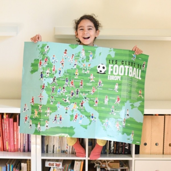 Slika Poster s naljepnicama Discovery NOGOMET POPPIK 