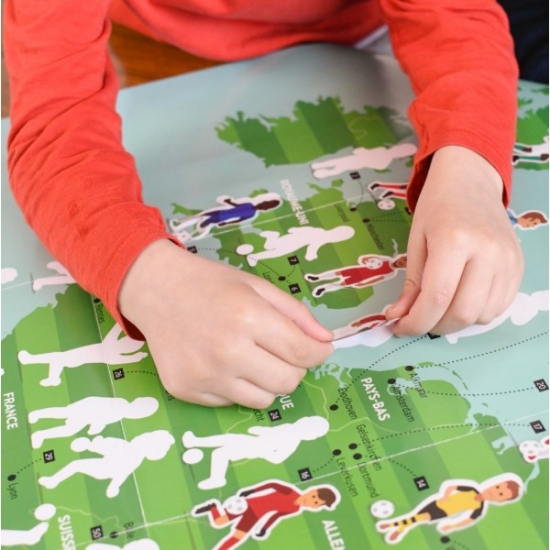 Slika Poster s naljepnicama Discovery NOGOMET POPPIK 