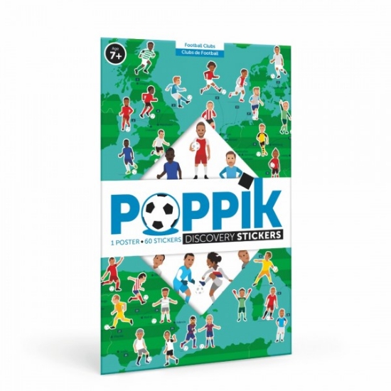 Slika Poster s naljepnicama Discovery NOGOMET POPPIK 