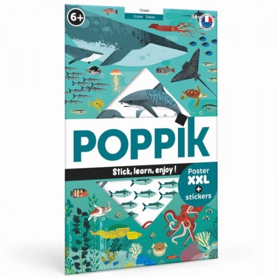 Slika Poster s naljepnicama Discovery OCEAN POPPIK 