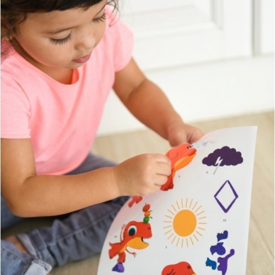 Slika Poster s naljepnicama Discovery PRVO UČENJE POPPIK 