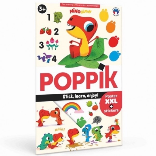 Slika Poster s naljepnicama Discovery PRVO UČENJE POPPIK 