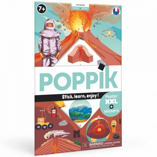 Slika Poster s naljepnicama Discovery VULKANI POPPIK 