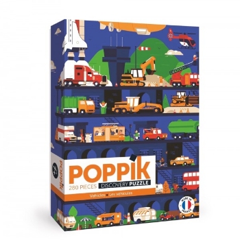 Prikažite detalje za Puzzle i poster VOZILA POPPIK  Slika Puzzle i poster VOZILA POPPIK