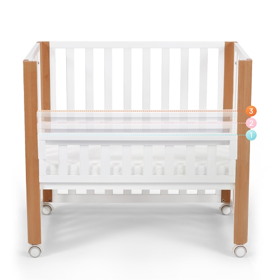 Slika Kinderkraft KOYA krevetić za bebe 4 u 1 + madrac 