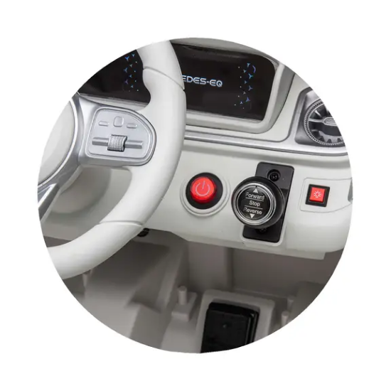 Slika Mercedes Benz auto na akumulator EQG Bijeli
