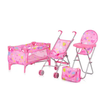 Slika Set za lutke 3u1 "Trixy" hearts Chipolino 