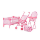 Set za lutke 3u1 "Trixy" stars Chipolino 