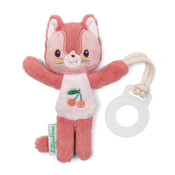 Prikažite detalje za Svjetleći plišanac s držačem za dudu- Maca Jeanne Slika Svjetleći plišanac s držačem za dudu- Maca Jeanne