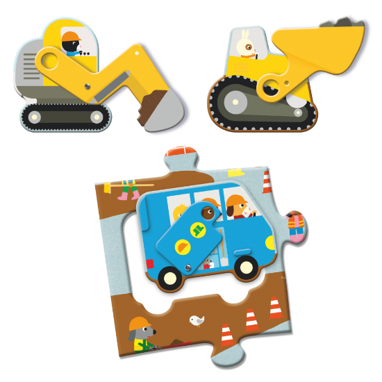 Slika Velike puzzle - Gradilište