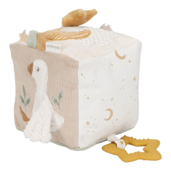 Slika Aktivna plišana kocka Newborn Naturals - Little Dutch