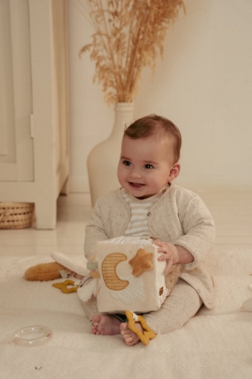 Slika Aktivna plišana kocka Newborn Naturals - Little Dutch