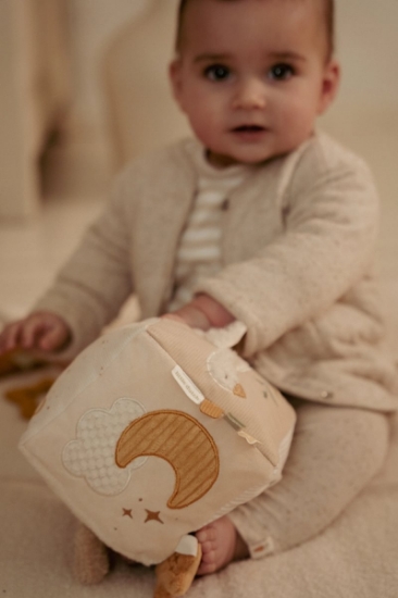 Slika Aktivna plišana kocka Newborn Naturals - Little Dutch