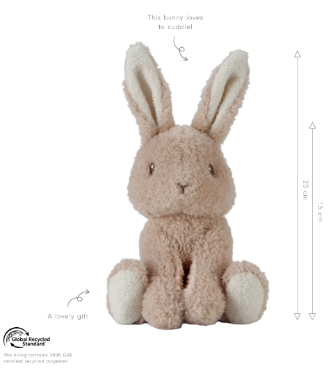 Slika Plišana igračka Baby Bunny 15cm - Little Dutch