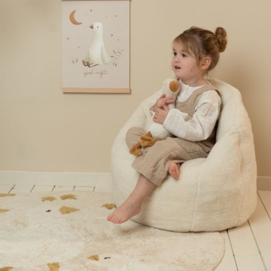 Slika Dječja fotelja Soft Bijela - Little Dutch