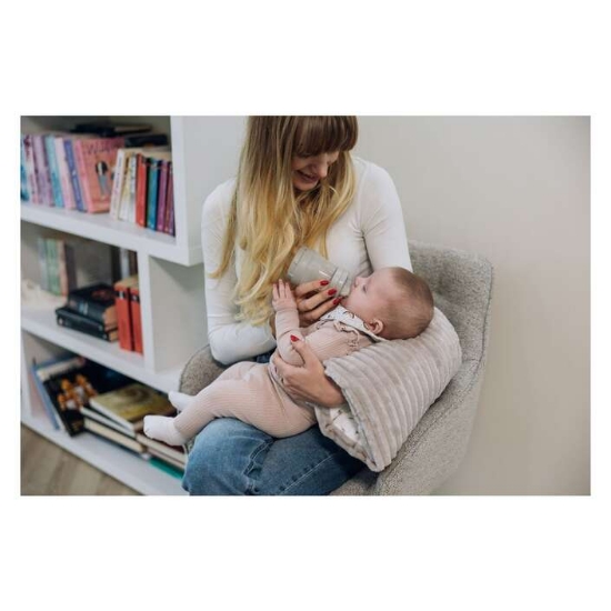 Slika Jastuk za trudnicu i dojilju za ruku Listići bež beige 85857 BUBABA BY FREEON 