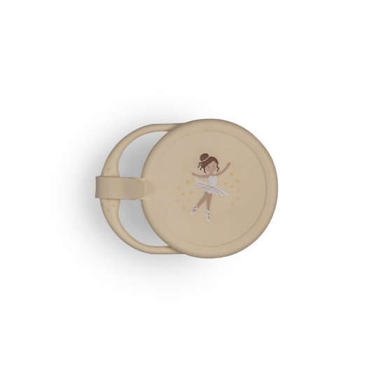 Slika Silikonska čaša za grickalice Ballerina Citron 