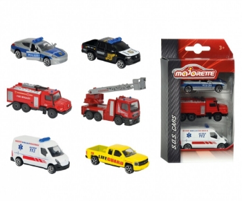 Slika Set tri vozila SOS 2120572610380 MAJORETTE 