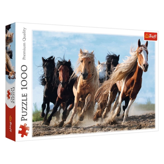 Slika Puzzle 1000 kom, konji u galopu 10446 TREFL 