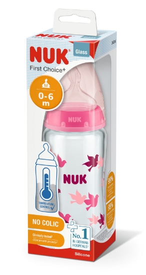Slika Staklena bočica FC+ 240 ml, 0-6 m 10745121 NUK 