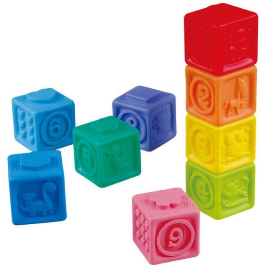 Slika Kocke teksturirane 9 kom 2407 PLAYGO 