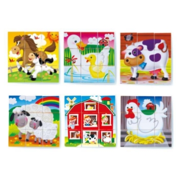 Slika Kocke za slaganje Farma 9 kom 9030 PLAYGO 