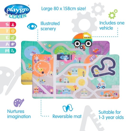 Slika Dvostrana prostirka za igru 188241 PLAYGRO 