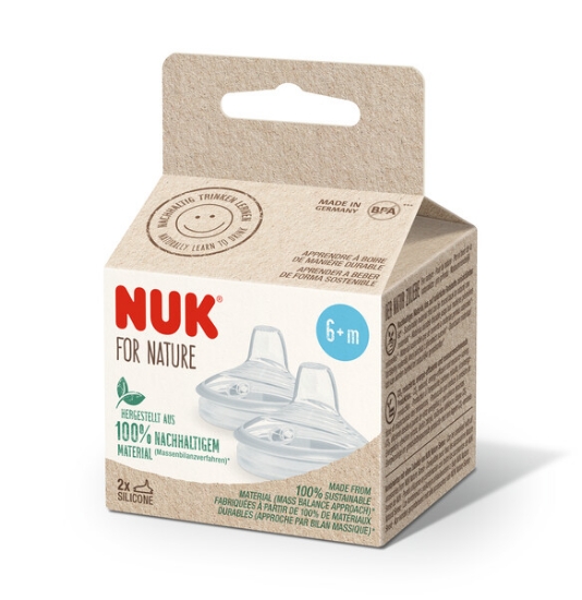 Slika Sisač silikon For Nature nastavak za bočice sil 6+ multicolor 10256501 NUK 