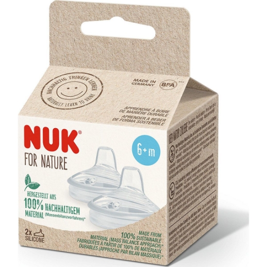 Slika Sisač silikon For Nature nastavak za bočice sil 6+ multicolor 10256501 NUK 