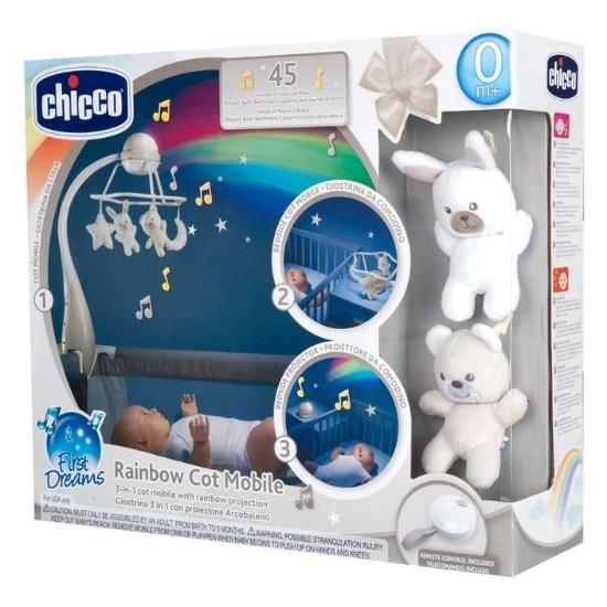Slika Vrtuljak Rainbow neutral 3u1 1104100 CHICCO 