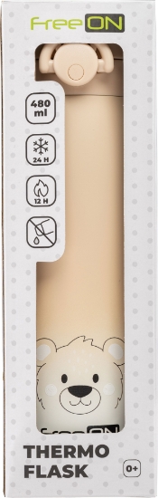 Slika Termo bočica 480 ml medvjedić beige 380708 FREEON 