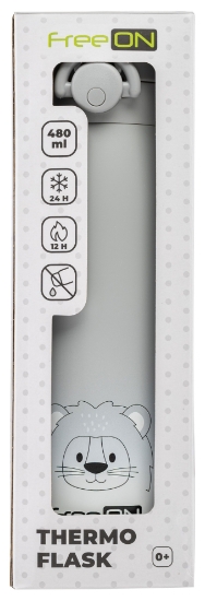 Slika Termo bočica 480 ml lav gray 380715 FREEON