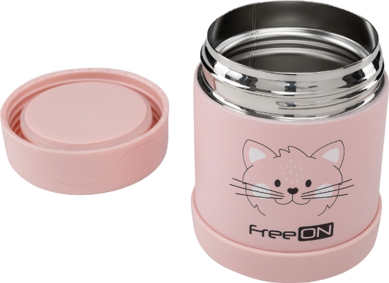 Slika Termo posuda 350 ml maca roza 380722 FREEON 