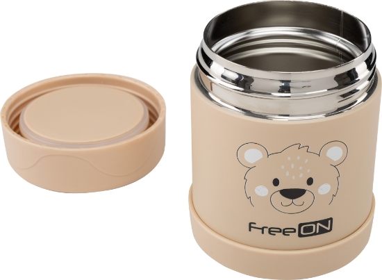 Slika Termo posuda 350 ml medvjedić beige 380739 FREEON 