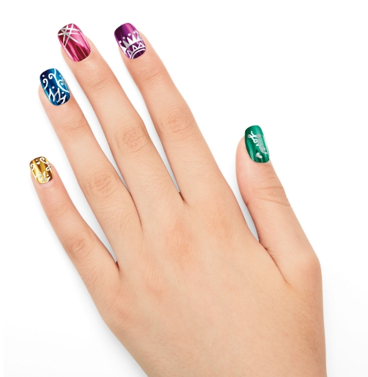 Slika Set uređivanje noktiju Nail Art Metalic Rainbow 65540 CRAZART 