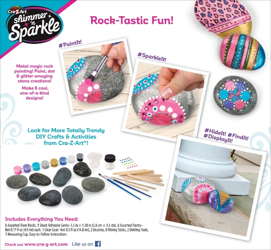 Slika Set Oboji kamenčiće Rock Art 17696 CRAZART 